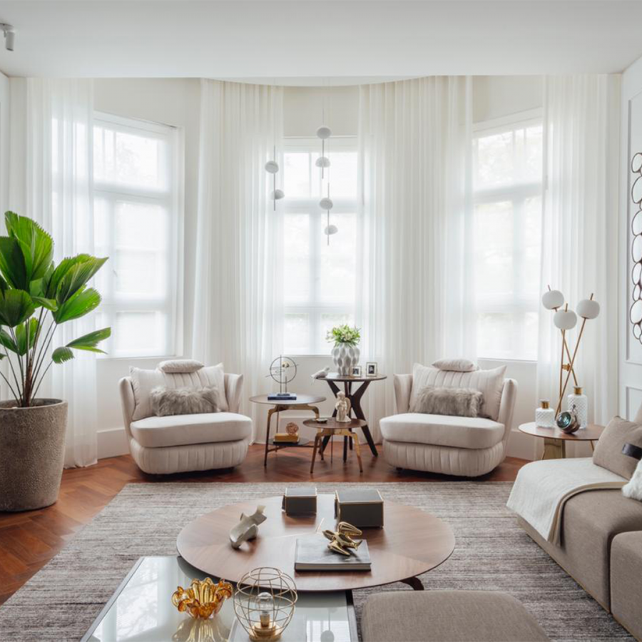 Para as energias fluírem melhor: como combinar cortinas com a técnica do Feng Shui na decoração da sua casa